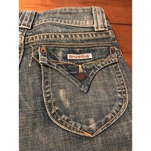 Hudson 170 Women's Jeans Signature Stretch Distressed Flare Size 26 NWT $209